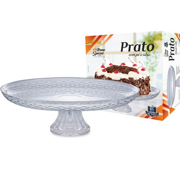 PRATO DE BOLO COM PÉ HOME SPECIAL RUVOLO 8045201