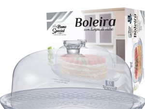 BOLEIRA DE VIDRO COM TAMPA HOME SPECIAL RUVOLO 8045301