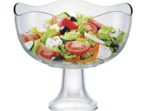 SALADEIRA WAVE COM PÉ RUVOLO 80660