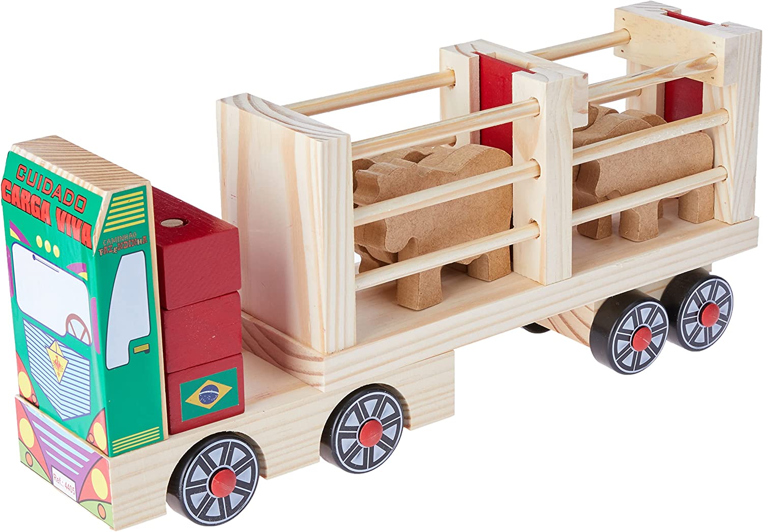 CAMINHÃO FAZENDINHA DE MADEIRA CARIMBRAS