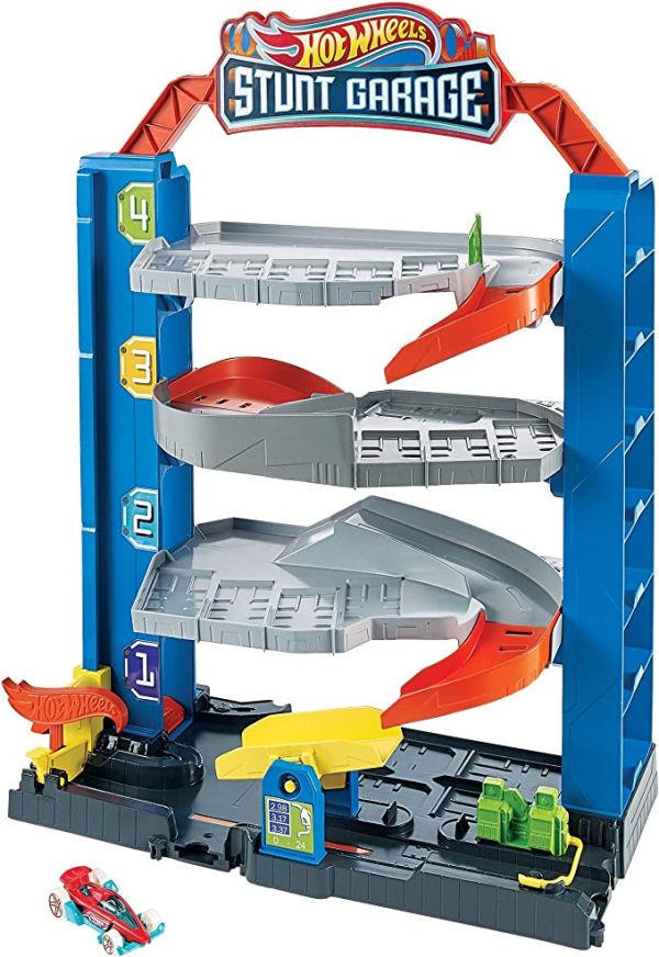 HOT WHEELS CITY GARAGEM CONJUNTO PARA CARROS DE BRINQUEDO MATTEL