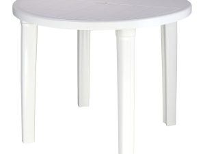 MESA PLÁSTICA REDONDA CASSINO BRANCA TRAMONTINA 92301/010
