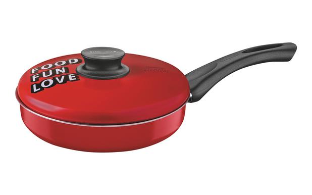 FRIGIDEIRA RETA ALUMÍNIO COM 24CM COM TAMPA MY LOVE - TRAMONTINA REF. 27807/047