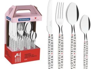 FAQUEIRO INOX COM 16 PEÇAS MY LOVELY - TRAMONTINA REF. 29899/090