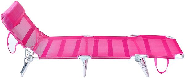 CADEIRA ESPREGUIÇADEIRA TEXTILENE ROSA BELFIX REF. 4160