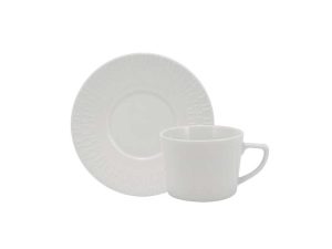 06 XÍCARAS DE CAFÉ COM PIRES ASPEN PORCELANA SCHMIDT