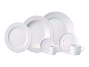 APARELHO DE JANTAR CHÁ E CAFÉ 42 PEÇAS BRASILIA PORCELANA SCHMIDT