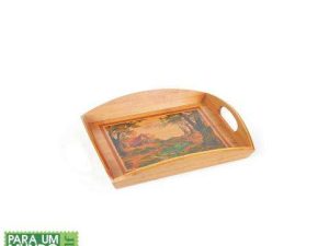 BANDEJA PARA SERVIR EM BAMBU ITÁLIA 35CM WELF BT-10353