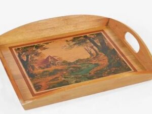 BANDEJA PARA SERVIR EM BAMBU ITÁLIA 40CM WELF BT-10403
