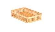 CESTO PARA SERVIR EM BAMBU SYDNEY 23 X 15 X 7CM WELF  BT-02233