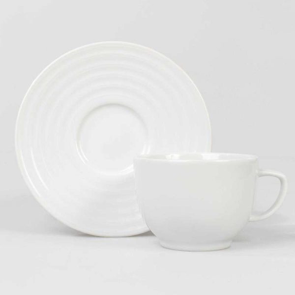 06 XÍCARAS DE CHÁ COM PIRES ARCOS PORCELANA SCHMIDT
