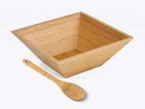 CONJUNTO PARA SERVIR EM BAMBU 2 PEÇAS WELF CJ-00293