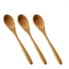 CONJUNTO DE COLHERES EM BAMBU 18CM 3 PEÇAS UP-02743 - Imagem 3