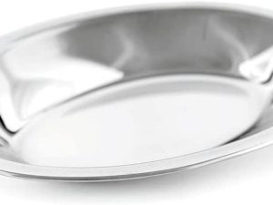 TRAVESSA OVAL FUNDA AÇO INOX 20CM GX0058B GOURMET MIX