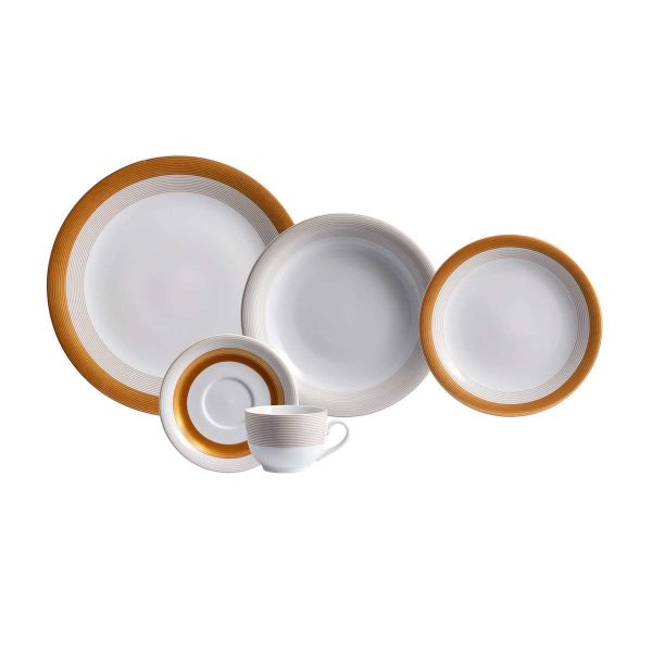 APARELHO DE JANTAR 20 PEÇAS GAROPABA PORCELANA SCHMIDT