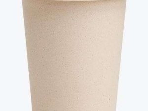 COPO EM FIBRA DE BAMBU COM TAMPA 450ML WELF IC-02450
