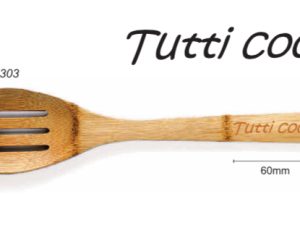COLHER PERFURADA EM BAMBU  TUTTI COOK - 30CM TCUB-09303