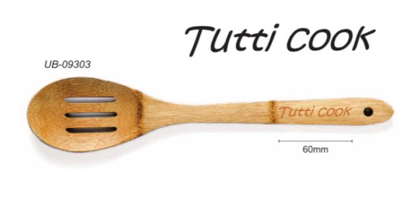 COLHER PERFURADA EM BAMBU  TUTTI COOK - 30CM TCUB-09303
