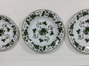 CONJUNTO DE 18 PRATOS COM DECORAÇÃO HERA LINHA REAL PORCELANA SCHMIDT 0040