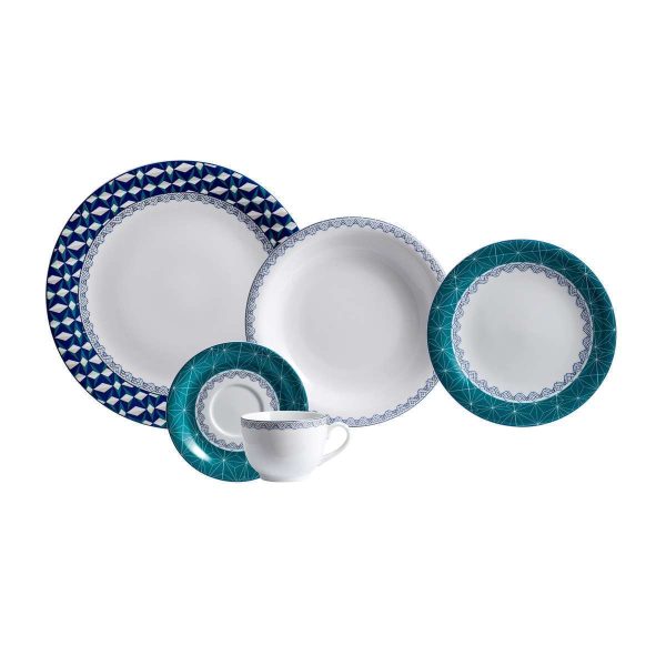 APARELHO DE JANTAR 20 PEÇAS ITACARÉ PORCELANA SCHMIDT ?