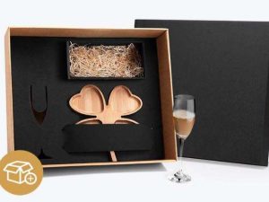 KIT PETISCO E CHAMPAGNE 2 PEÇAS WELF KT-90018