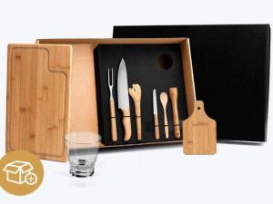 KIT PARA CHURRASCO E CAIPIRINHA 9 PEÇAS WELF KT-90037