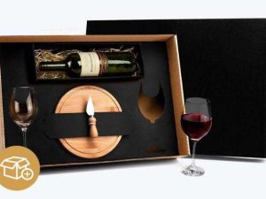 KIT QUEIJO E VINHO 4 PEÇAS WELF KT-90096