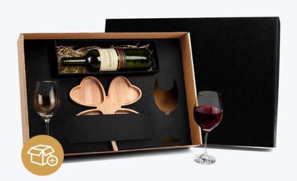 KIT PETISCO E VINHO 3 PEÇAS WELF KT-90097