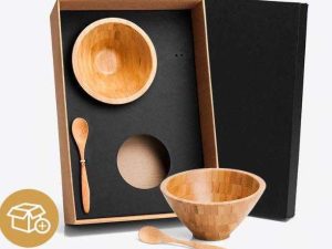KIT PARA CAFÉ DA MANHÃ EM BAMBU 4 PEÇAS WELF KT-90112