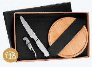 KIT QUEIJO E VINHO 3 PEÇAS WELF KT-90F14