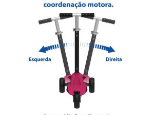 PATINETE SKATENET MAX LED VERMELHO BANDERANTES