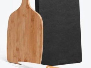 CONJUNTO PARA COZINHA EM BAMBU/INOX 3 PÇS WELF MB-33063