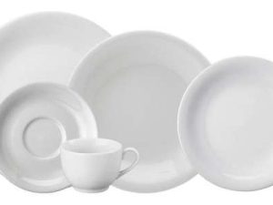 APARELHO DE JANTAR E CHÁ 30 PEÇAS OCA PORCELANA SCHMIDT