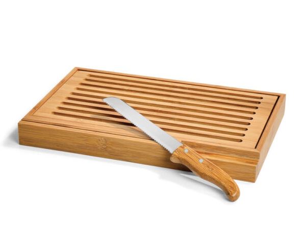 MIGALHEIRA EM BAMBU COM FACA VERONA 2 PEÇAS WELF PD-00743