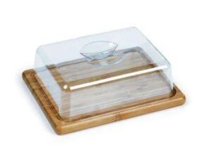 PORTA FRIOS/MANTEIGA EM BAMBU COM TAMPA WELF PF-00303