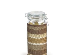 POTE PARA MANTIMENTOS EM VIDRO FAIXA 1,5  WELF PO-11150
