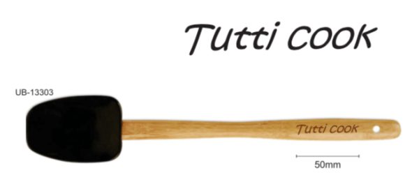 COLHER DE BAMBU E SILICONE TUTTI COOK - 30CM TCUB-13303