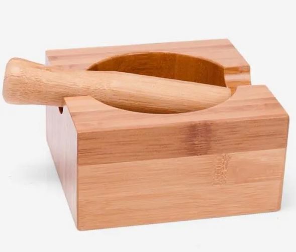 AMASSADOR DE TEMPEROS EM BAMBU SALZBURGO 2 PEÇAS WELF TE-00953