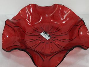 CENTRO DE MESA ROMANO VERMELHO 38CM MISTRAL