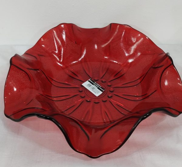 CENTRO DE MESA ROMANO VERMELHO 38CM MISTRAL
