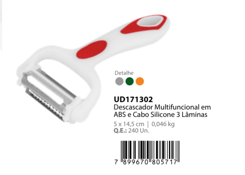 DESCASCADOR DE LEGUMES E FRUTAS INOX UG - Imagem 3