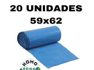 SACO PARA LIXO EM ROLO REFORÇADO 30 LITROS C/ 20 UNIDADES HOMO ECOS