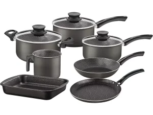 JOGO DE PANELAS PARIS TRAMONTINA STARFLON GRAFITE 7 PÇS REF 28599/620