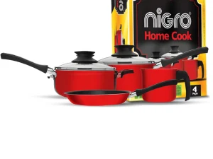 CONJUNTO HOME COOK 4 PEÇAS VERMELHO 29396