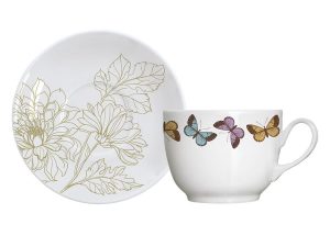 06 XÍCARAS DE CAFÉ COM PIRES COUP MILÃO PORCELANA GERMER