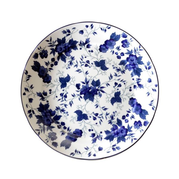 PRATO DE SOBREMESA FOLHAGEM PORCELANA SCHMIDT