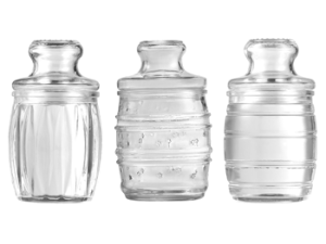 POTE DE VIDRO MISTO COM TAMPA DE VIDRO E VEDAÇÃO DE SILICONE 712 ML WHEATON BRASIL 001043
