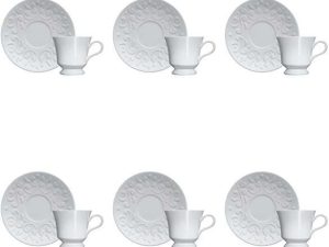 06 XÍCARAS DE CAFÉ TASSEL PORCELANA GERMER
