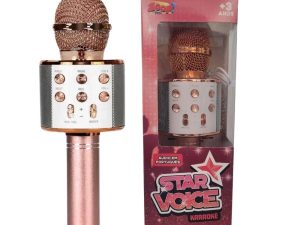 MICROFONE INFANTIL STAR VOICE BLUETOOTH ROSE ZP00996 ZOOP TOYS