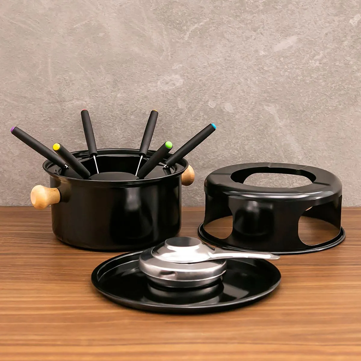 APARELHO FONDUE 11 PEÇAS MONTE VERDE - MERIDIONAL - Imagem 5